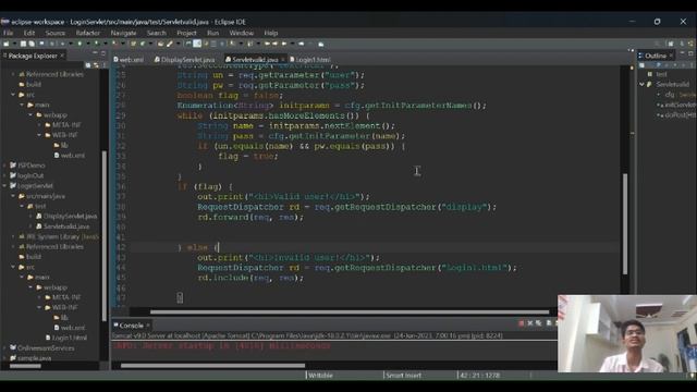 Initialization parameters in Servlets. смотреть онлайн