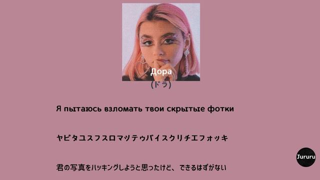 ロシア音楽 Дора - Интернет видание 日本語字幕 смотреть онлайн