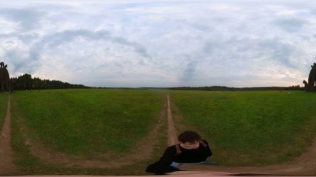 Бобур - Art-деревня Никола-Ленивец #VR #360 #угра #осень смотреть онлайн