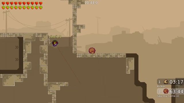 Teeworlds - Barren - Walkthrough смотреть онлайн