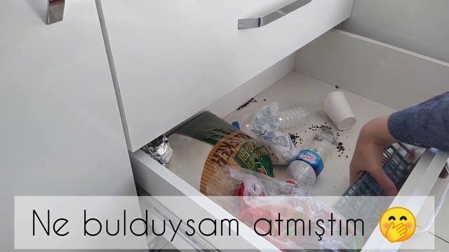 Beyaz, Sade Mutfak Dip Köşe Temizliği / Çekmece Temizliği Ve Düzeni / Temizlik Vlog / Sessiz Vlog