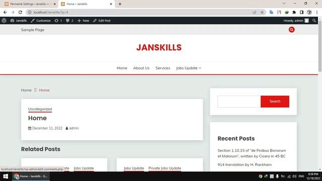 Change Link Structure in WordPress Permalinks Settings | How To Change WordPress Permalinks смотреть онлайн