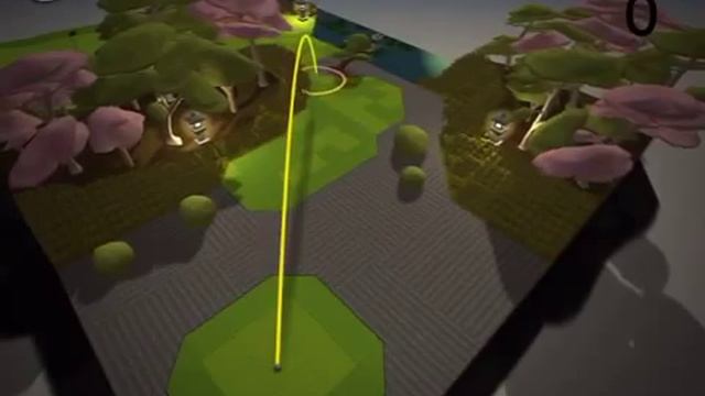 OK Golf-Tsukimi Garden Hole 1- 3 Star Walkthrough смотреть онлайн