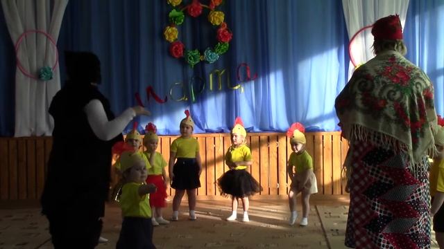 "Курочка с цыплятами" 8 марта, младшая группа смотреть онлайн