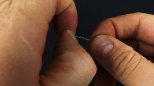 Карповая оснастка BlowBack RIG - как связать поводок с колечком