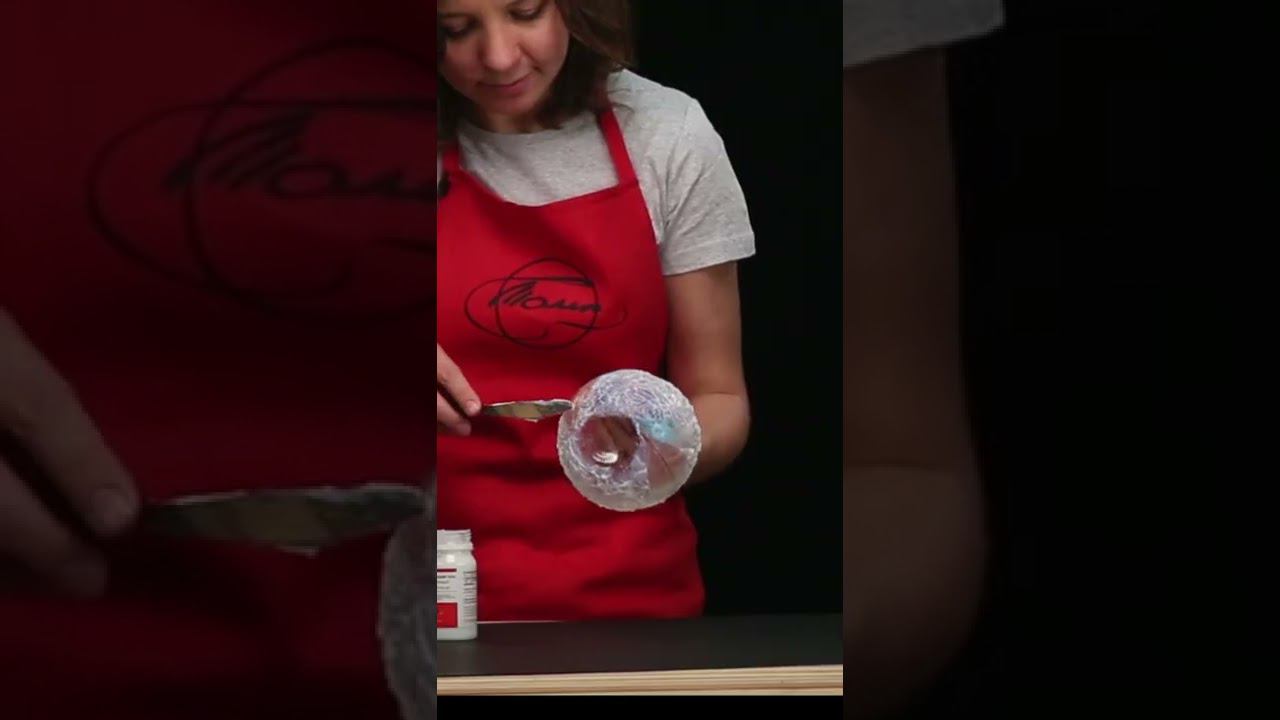 Лёгкий декор для вазы из моделирующего акрилового геля #shorts #handmade смотреть онлайн