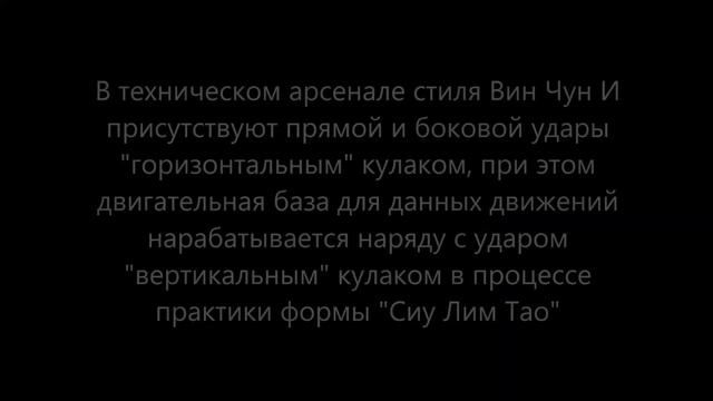 Арсенал Вин Чун включает не только прямой удар вертикальным кулаком смотреть онлайн
