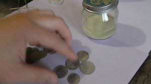 Убираем красный налет с Советских монет/чистка монет#монеты #нумизматика
