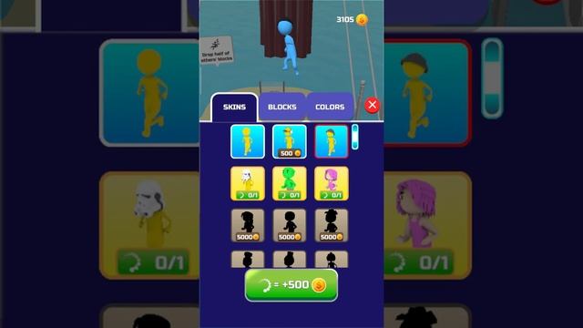 Playing first time Bridge Race Game смотреть онлайн