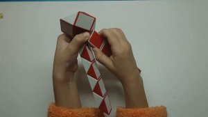 Собираем спиннер из змейки (24 элемента)