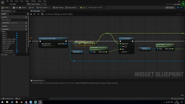 UNREAL ENGINE \ TUTORIAL \ MAIN MENU\ AUDIO SETTINGS\ ГЛАВНОЕ МЕНЮ \ НАСТРОЙКА ЗВУКА \ 5 смотреть онлайн
