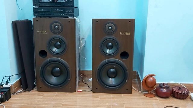 Cặp loa khủng Onkyo D-77RX năng hơn 60 kí lô CS 320W Mid dom Bass chà bá nghe mà phê lun 0918484034 смотреть онлайн