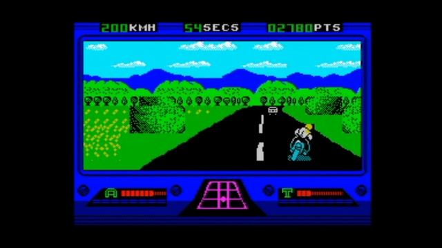 ZX Spectrum: Outrun Europa in full color + AY music! смотреть онлайн