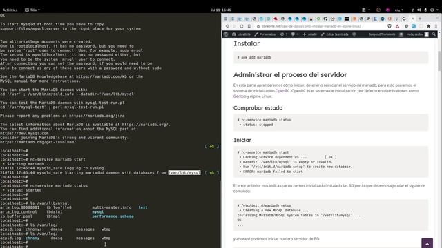 Cómo instalar MariaDB en Alpine Linux смотреть онлайн