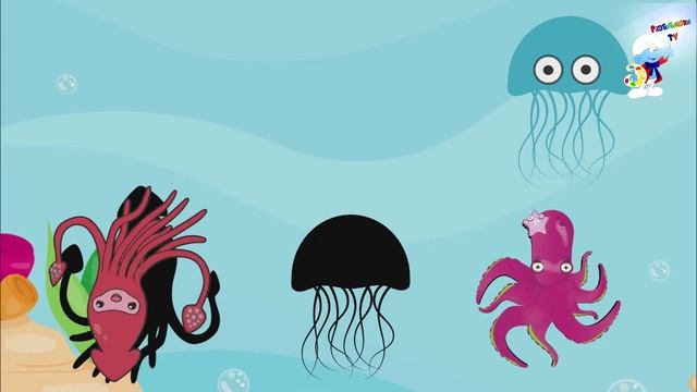 Квиз для детей МИЛЫЕ ЖИВОТНЫЕ Кальмар, Осьминог, Медуза, Угадай викторину смотреть онлайн