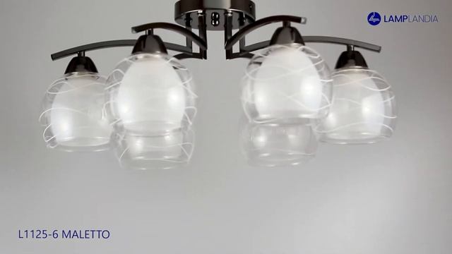 Люстра L1125 6 MALETTO Lamplandia смотреть онлайн