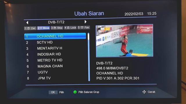 CARA MENGURUTKAN CHANNEL TV DIGITAL STB MATRIX APPLE HD смотреть онлайн