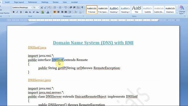 Remote Method Invocation-DNS смотреть онлайн