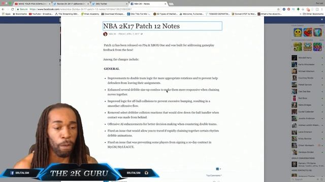NBA 2K17 PATCH 1.12 PATCH NOTES - NBA 2K17 UPDATE смотреть онлайн