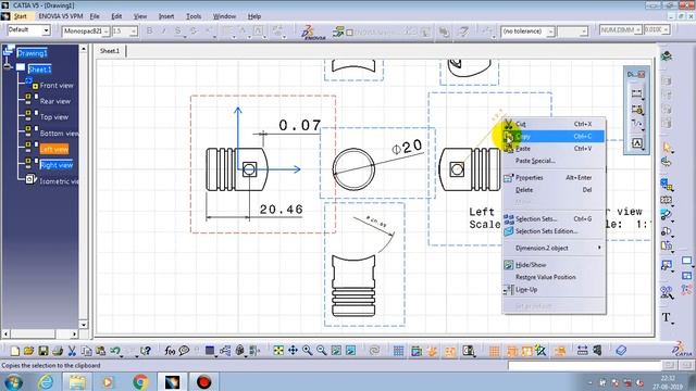 HOW TO CHANGE FONT SIZE | DRAFTING | CATIA V5R20 смотреть онлайн