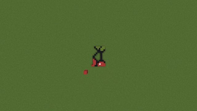 cherries falling pixel art in Minecraft Java смотреть онлайн