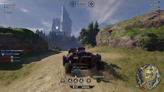 Crossout - 6 Kills 2100 points Triple Flame смотреть онлайн