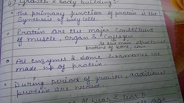 Notes : unit - 4 ( proteins) of nutrition || Bsc Nursing first year смотреть онлайн