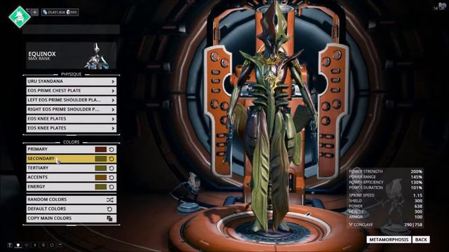 Warframe : fashion frame Equinox смотреть онлайн