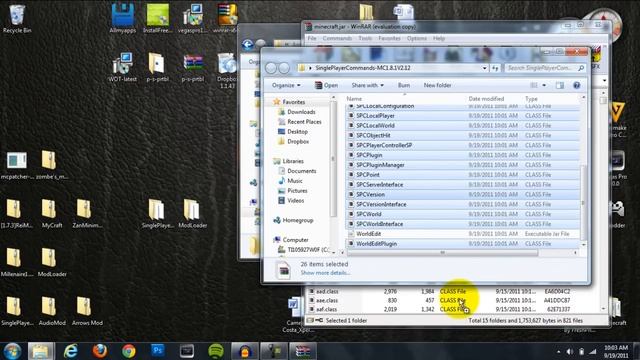 Minecraft Beta 1.8.1 and 1.9 Pre-Release 5- How To Install The Single Player Commands Mod смотреть онлайн