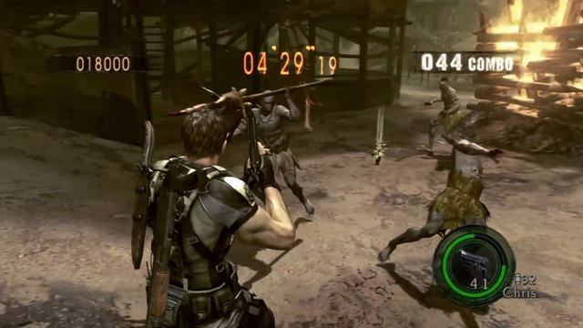 RESIDENT EVIL 5 (The Mercenaries) - Village - Chris (BSAA) - Rank SS смотреть онлайн