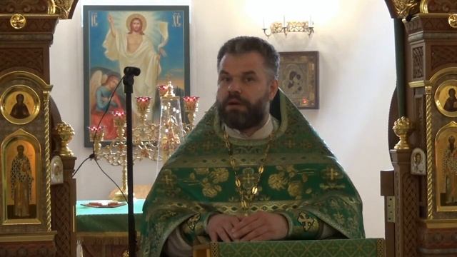 Святого Евангелия чтение.  Проповедь настоятеля храма отца Димитрия.  14 июня 2018 г.