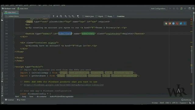 Firebase web CRUD - Create Read Update Delete data in Firebase Realtime database смотреть онлайн