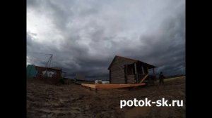 Перенос бани на новое место. Замена фундамента. Подъем сруба