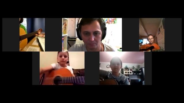 Онлайн-урок объединения "Серебряные струны" рук. Дамир Хасанов смотреть онлайн