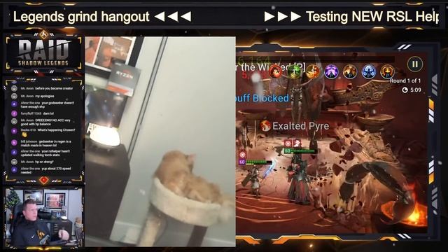 Testing NEW RSL Helper | RAID Shadow Legends grind hangout! смотреть онлайн