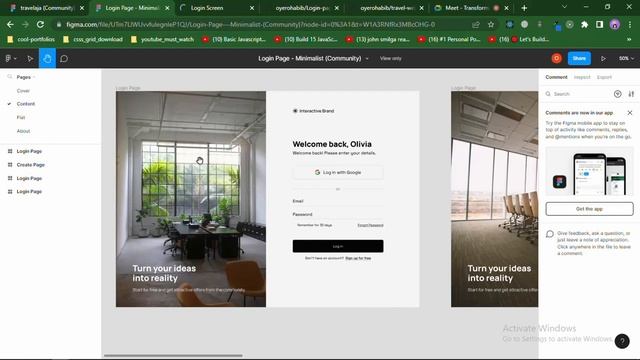 converting a figma design into a front end user interphase смотреть онлайн