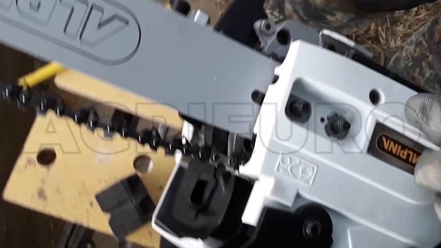 Motosega a scoppio Alpina C 38 con motore 2 tempi da 37.2 e barra 35 cm: montaggio del prodotto смотреть онлайн
