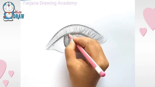 How to draw a Realistic Eye for Beginners смотреть онлайн