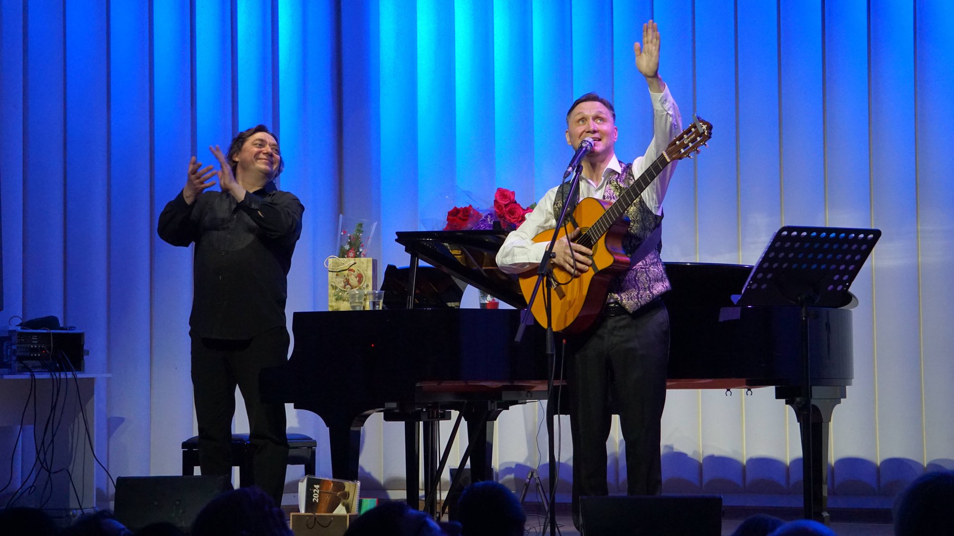 Виталий Ленский, Олег Михайлов. Концертная программа "Разговор со счастьем" (фрагменты) смотреть онлайн