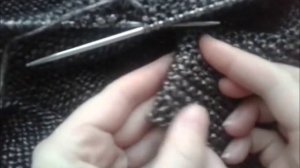 Капор спицами