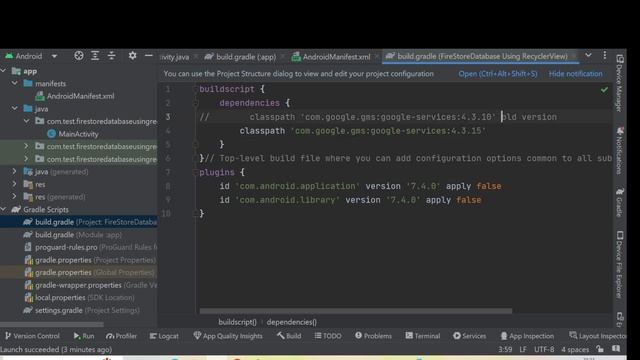 Error Solution in android Firebase Connection to the App смотреть онлайн