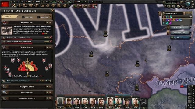 No Step Back! DLC, Hearts of Iron 4 - Bukharin's Bloodless Coup Against Stalin #1 смотреть онлайн