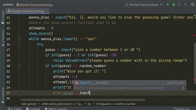 Python Projects | Number Guessing Game python project for beginner смотреть онлайн