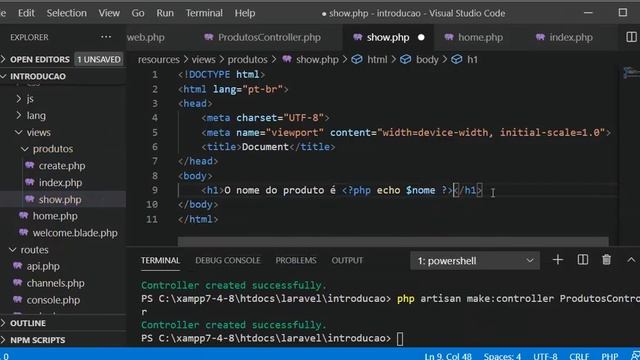 Laravel 8 - Aula 09 - Criando as Views смотреть онлайн