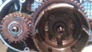 Шестеренчатое сцепление на Минск 125 (версия 2)