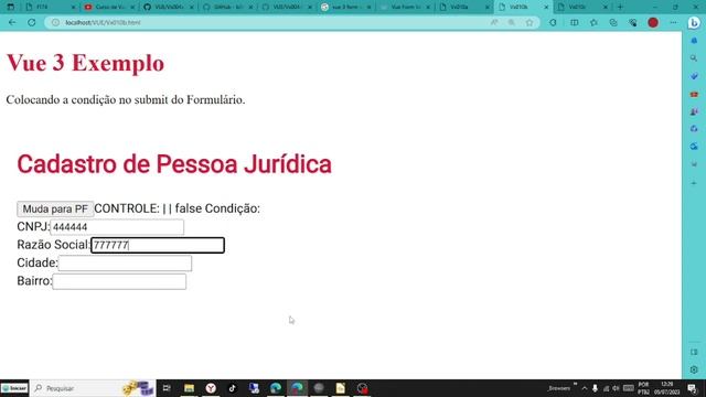 Curso de Vue 12 - Validar formulários com v-if, v-else, v-model e computed смотреть онлайн