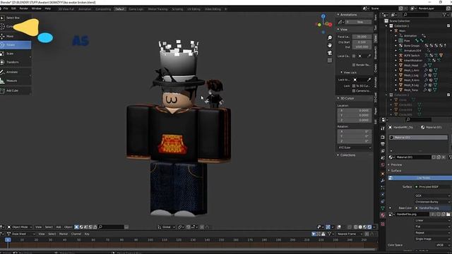 How to fix Transparent Hats (Blender 2.9) |\| Roblox смотреть онлайн