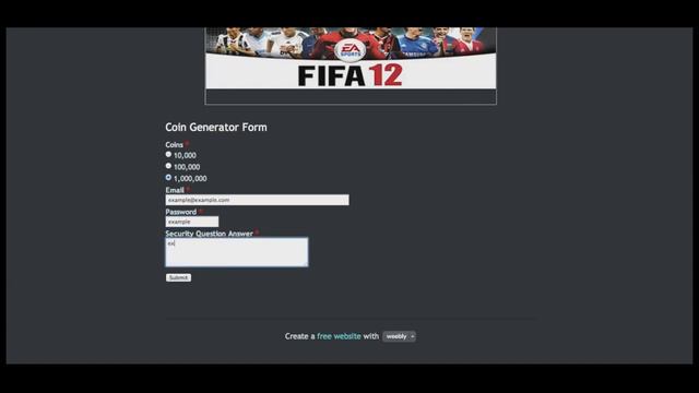 Fifa 12 Ultimate Team Coin Generator смотреть онлайн