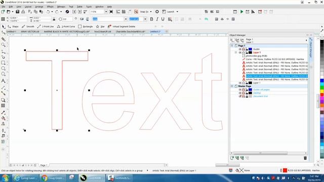Corel Draw Tips & Tricks Double Lines and how to delete them and more смотреть онлайн