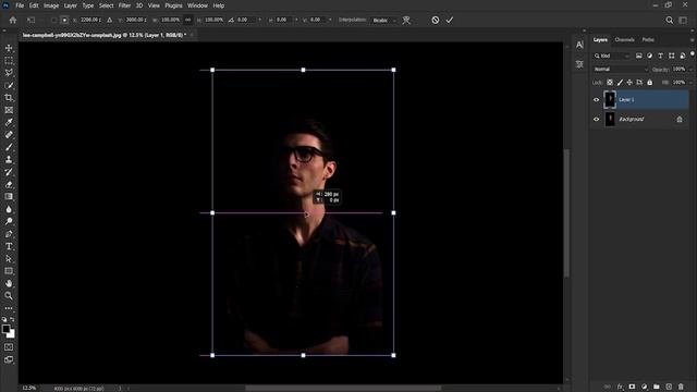1-Minute Photoshop | Double Color Exposure Effect in Photoshop | Photoshop Tutorial in Hindi смотреть онлайн